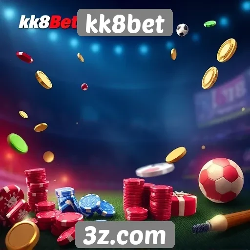 Atrações e promoções do site kk8bet em destaque